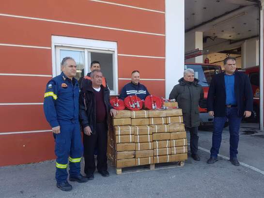 Δωρεά ΚΣ Ζακύνθου στην Πυροσβεστική υπηρεσία